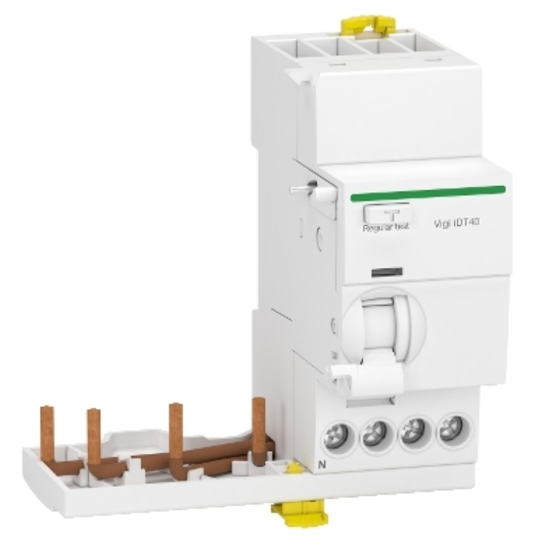 Schneider Electric - Acti9 iDT40 - Bloc diff Vigi Départ - 3P+N - 40A - 30mA - Type A-SI