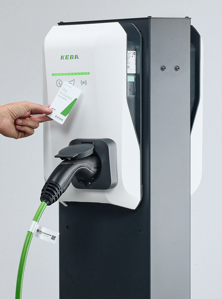 Borne Keba P40 Pro Monophasé 7.4kw - MID- à prise T2S